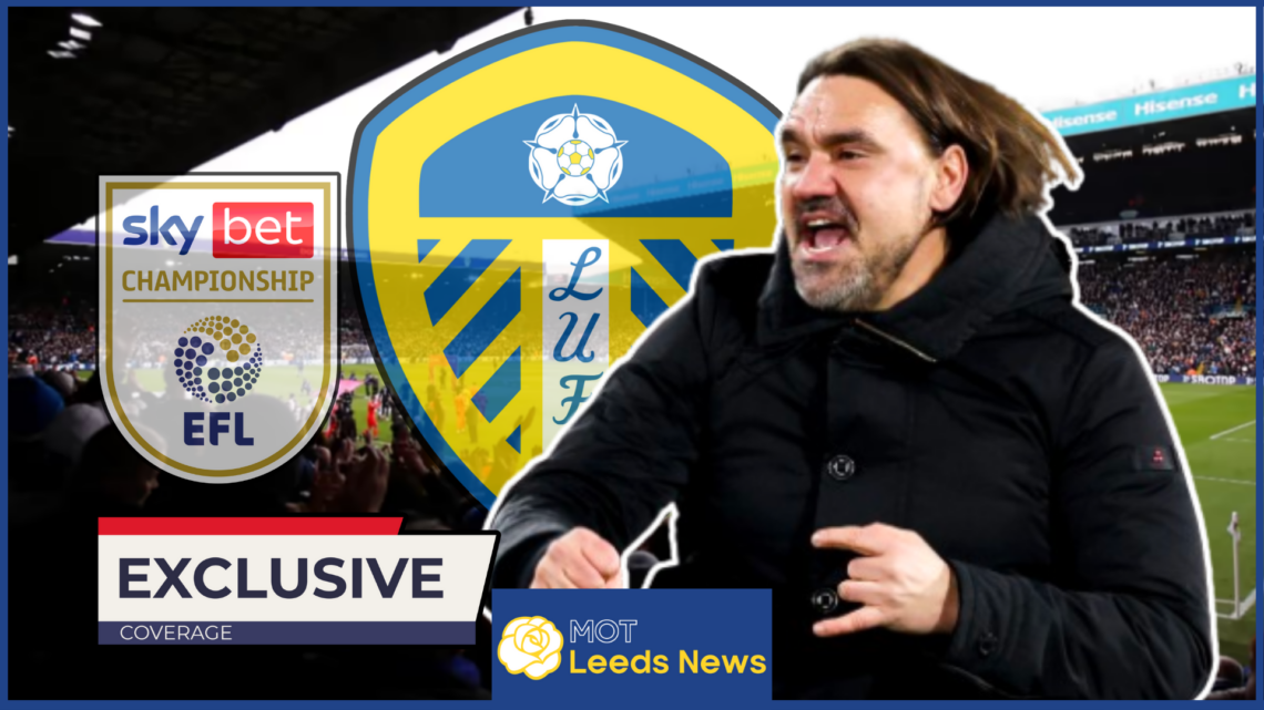Daniel Farke Elland Road Leeds United Championship logo exclusive