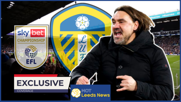 Daniel Farke Elland Road Leeds United Championship logo exclusive