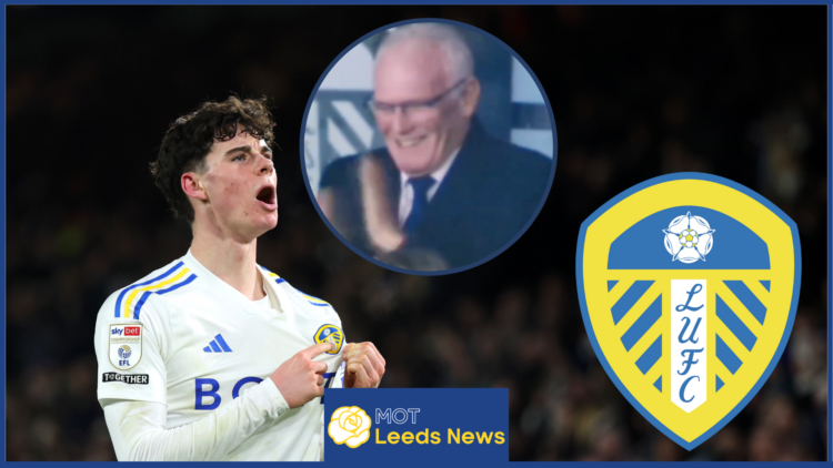 Archie Gray, Eddie Gray and Leeds United crest