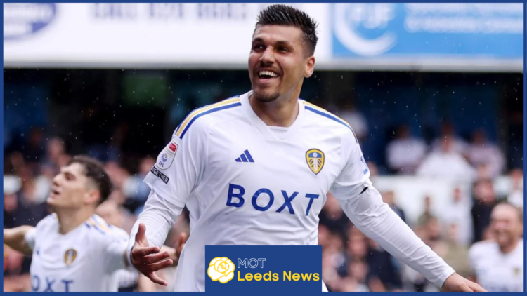 Leeds United striker Joel Piroe