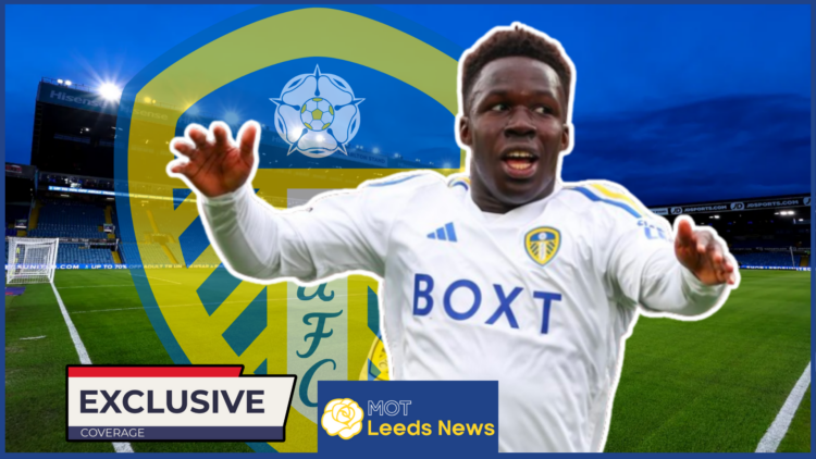 Willy Gnonto Leeds United logo exclusive