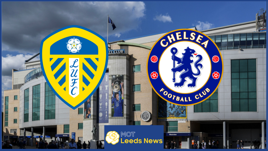 Leeds United and Chelsea badges