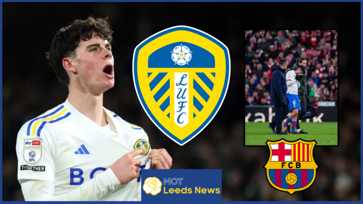 Archie Gray Leeds United Pedri injury Barcelona