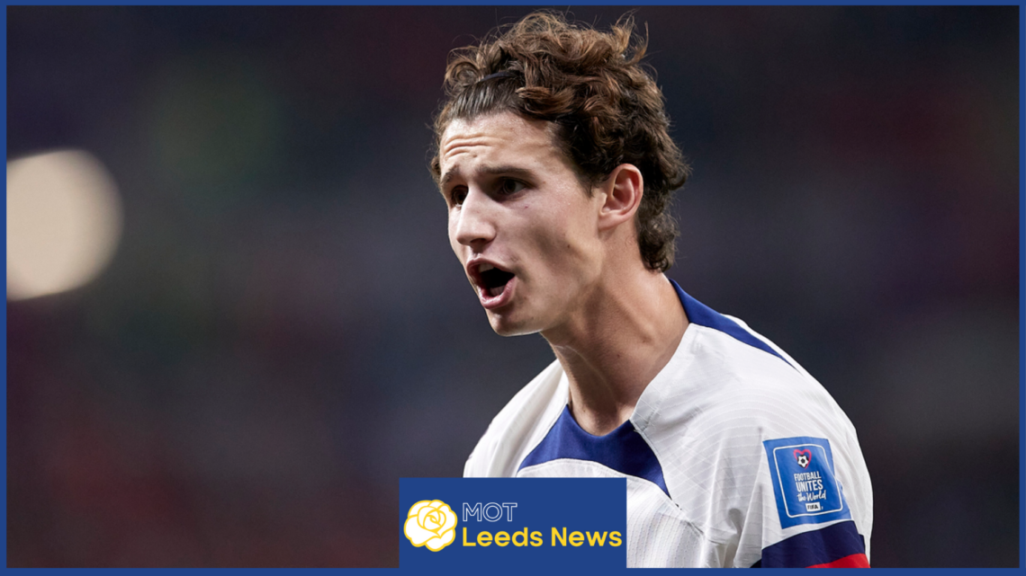 Leeds United loanee Brenden Aaronson