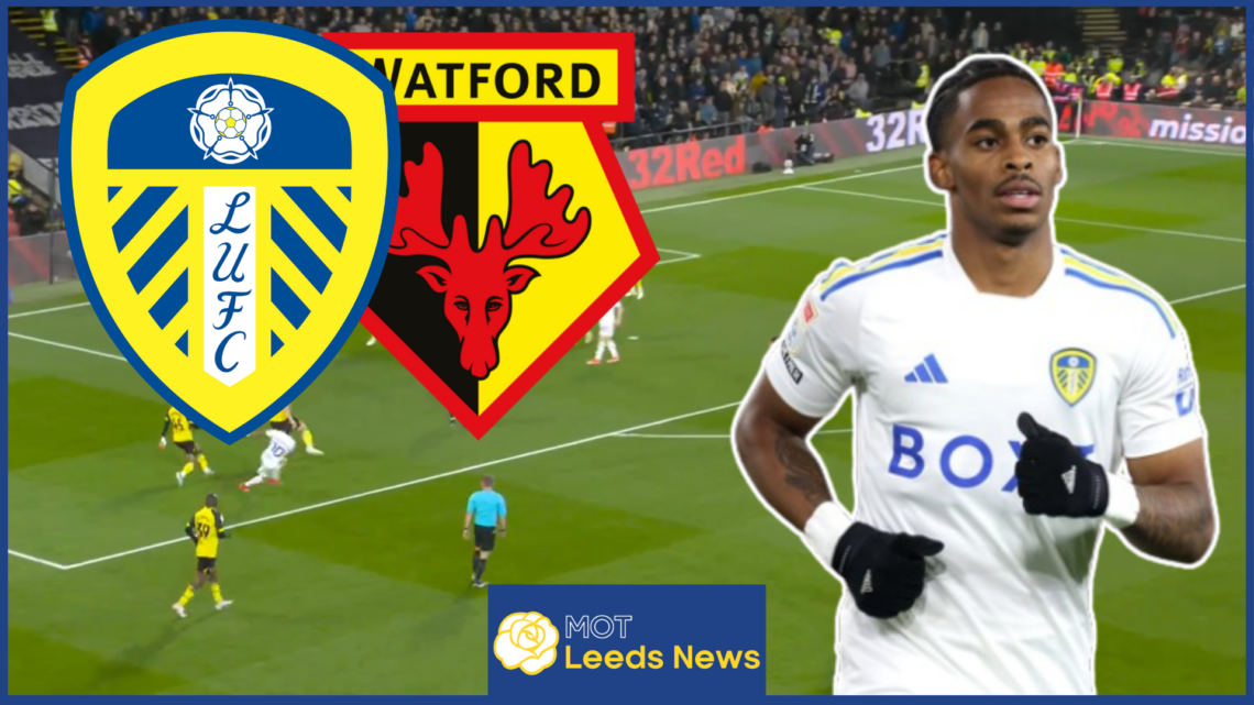 Crysencio Summerville in Leeds United v Watford