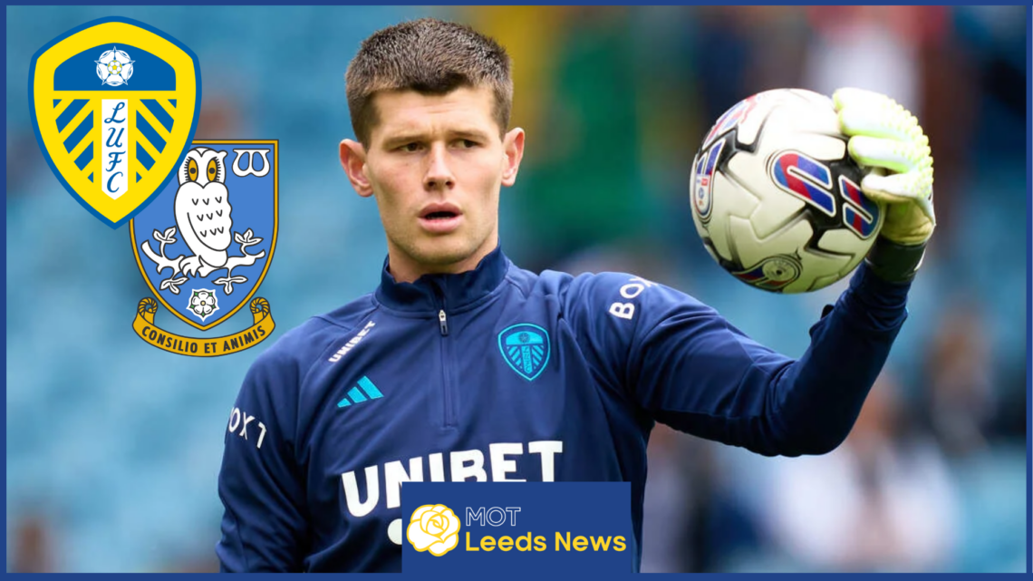 Illan Meslier Leeds United Sheffield Wednesday badges