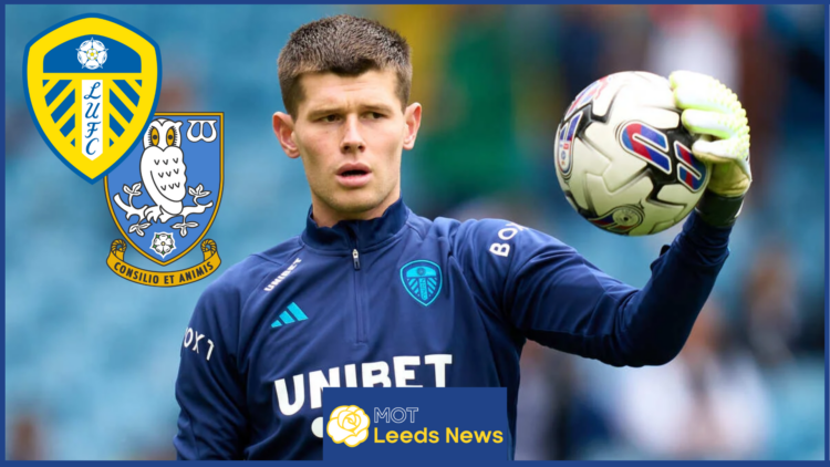 Illan Meslier Leeds United Sheffield Wednesday badges
