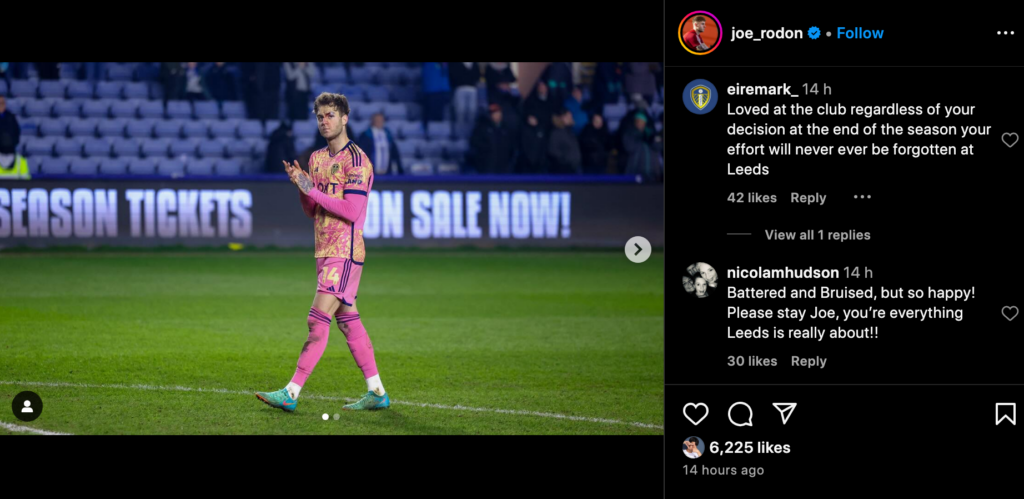 Joe Rodon Instagram