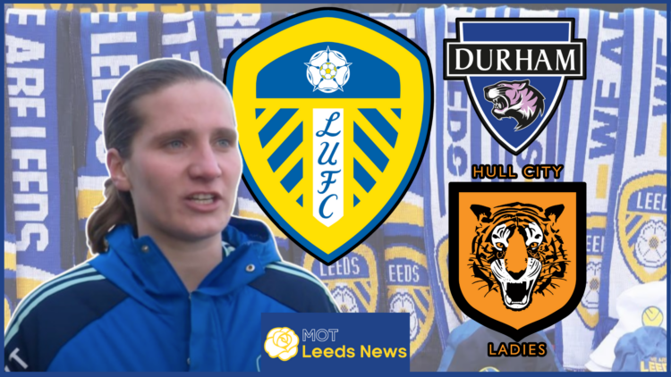 Katie Astle Leeds United Women Durham Cestria and Hull City LFC logos