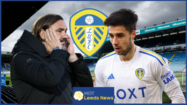 Daniel Farke, Ilia Gruev, Leeds United crest
