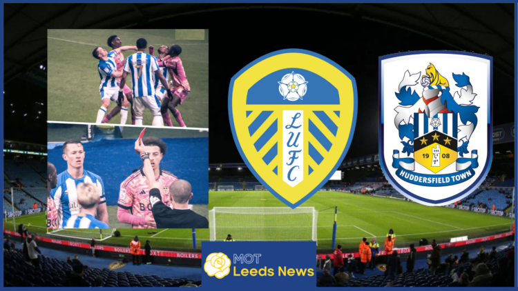 Leeds United, Huddersfield, Jonathan Hogg red card