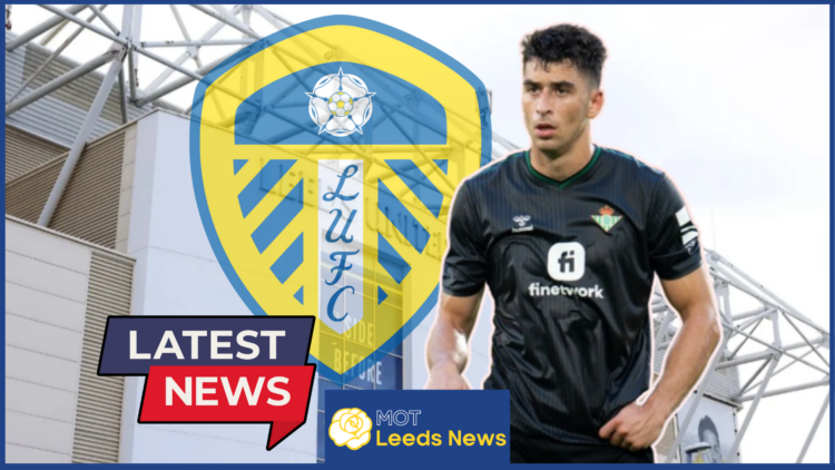 Marc Roca Elland Road Leeds United badge