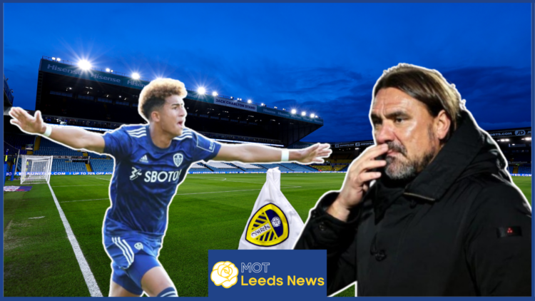 Mateo Joseph and Daniel Farke at Leeds United