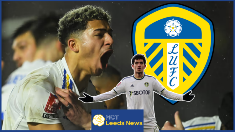 Mateo Joseph Sonny Perkins Leeds United logo