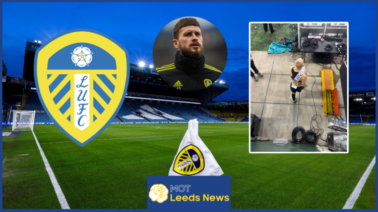 Mateusz Klich spotted with Leeds United scarf