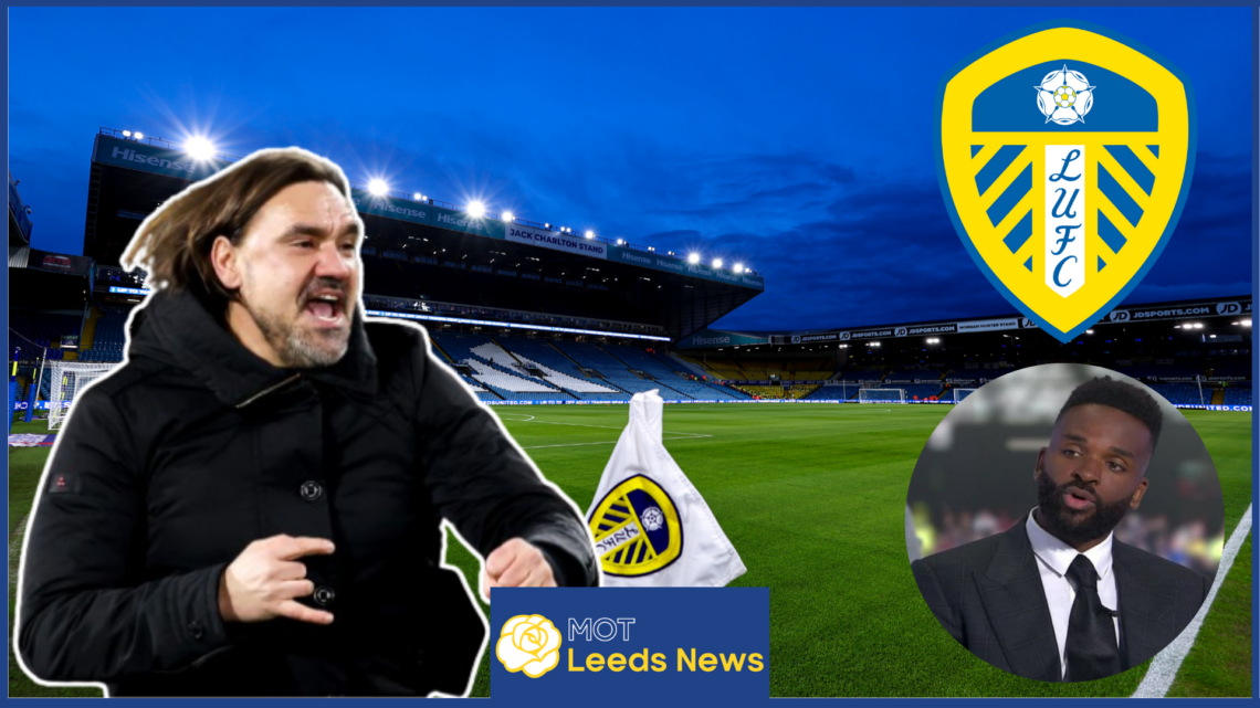 Darren Bent and Daniel Farke at Leeds United