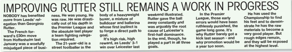 Rutter Leeds United