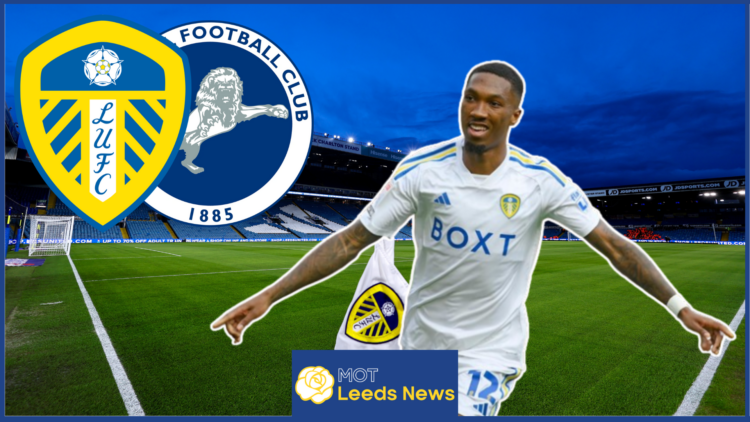 Jaidon Anthony ahead of Leeds United v Millwall