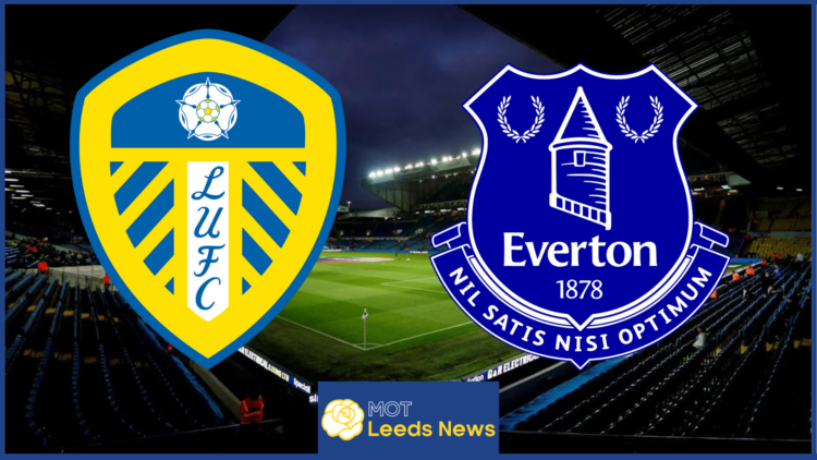 Leeds United badge, Everton badge, Elland Road