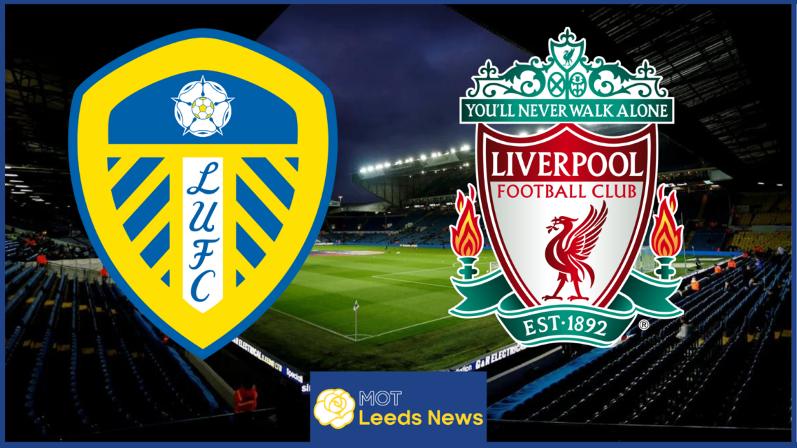 Leeds United badge, Liverpool badge, Elland Road