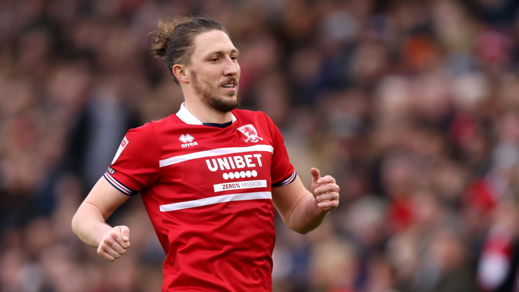 Leeds United loanee Luke Ayling at Middlesbrough