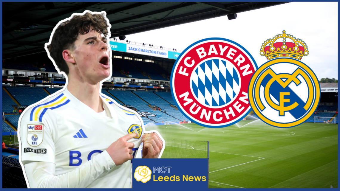 Archie Gray Bayern Munich Elland Road Real Madrid