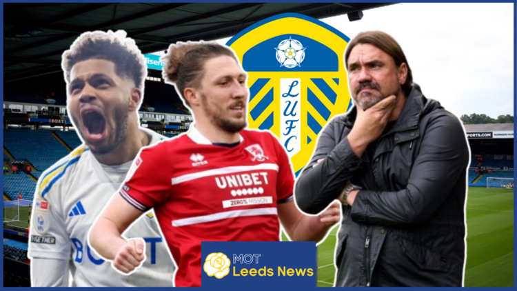 Georginio Rutter Luke Ayling Daniel Farke Leeds United