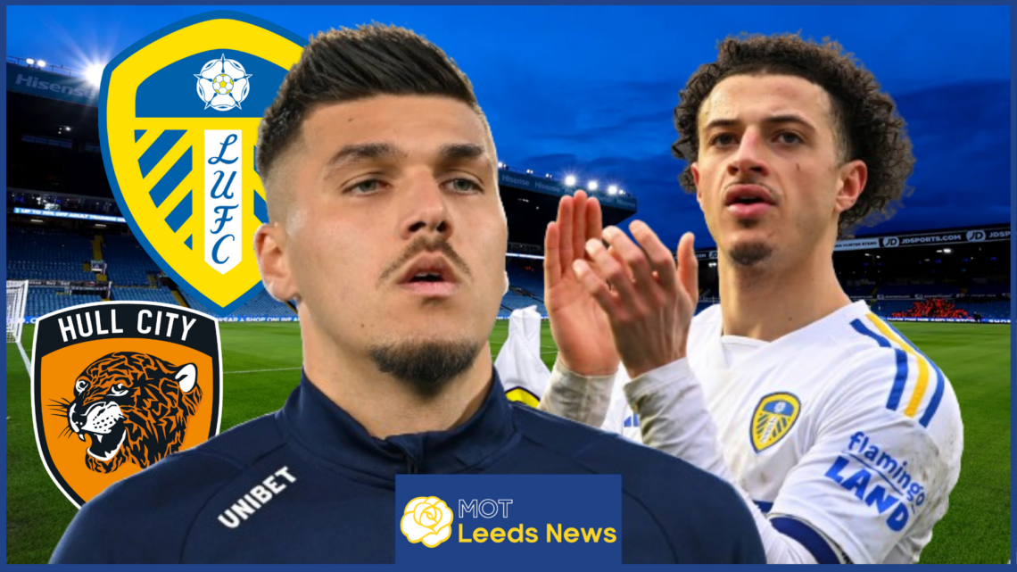 Joel Piroe Ethan Ampadu Leeds United Hull City