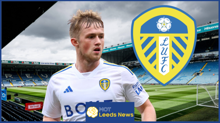 Joe Gelhardt, leeds United crest