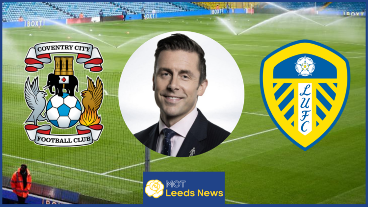 Coventry City badge, Leeds United badge, David Prutton [credit: Sky Sports]