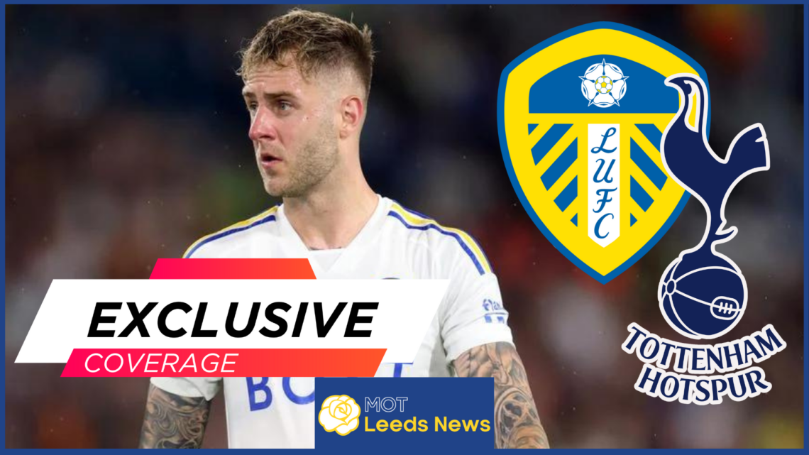 Joe Rodon, Tottenham badge, Leeds United badge