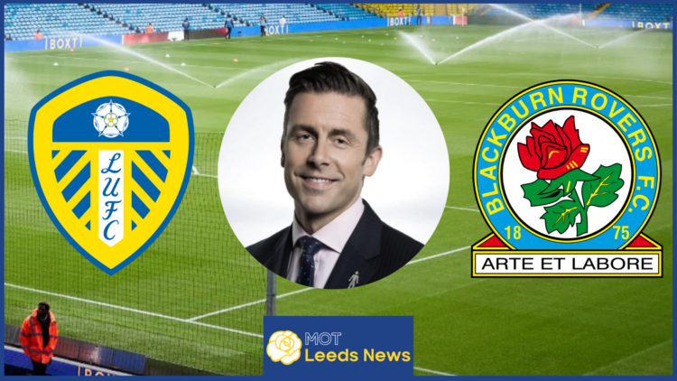 Leeds United badge, Blackburn Rovers badge, David Prutton