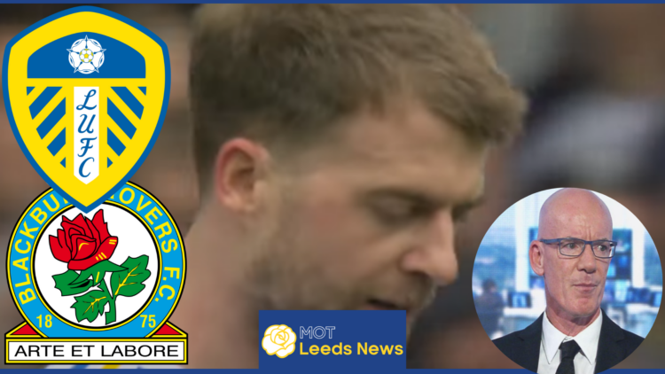 Patrick Bamford, Leeds United badge, Blackburn Rovers badge, Dermot Gallagher
