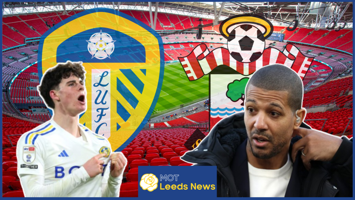 Jermaine Beckford, Archie Gray, Leeds United badge, Southampton badge