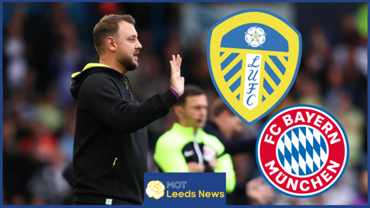 Rene Maric, Leeds and Bayern Munich crest