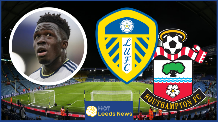 Wilfried Gnonto, Leeds badge, Southampton badge