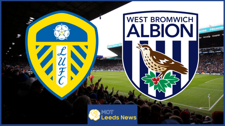 Leeds United and West Brom badges, Elland Road