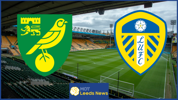 Norwich City badge, Leeds United badge, Carrow Road