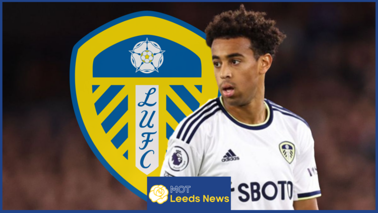 Leeds badge, Tyler Adams