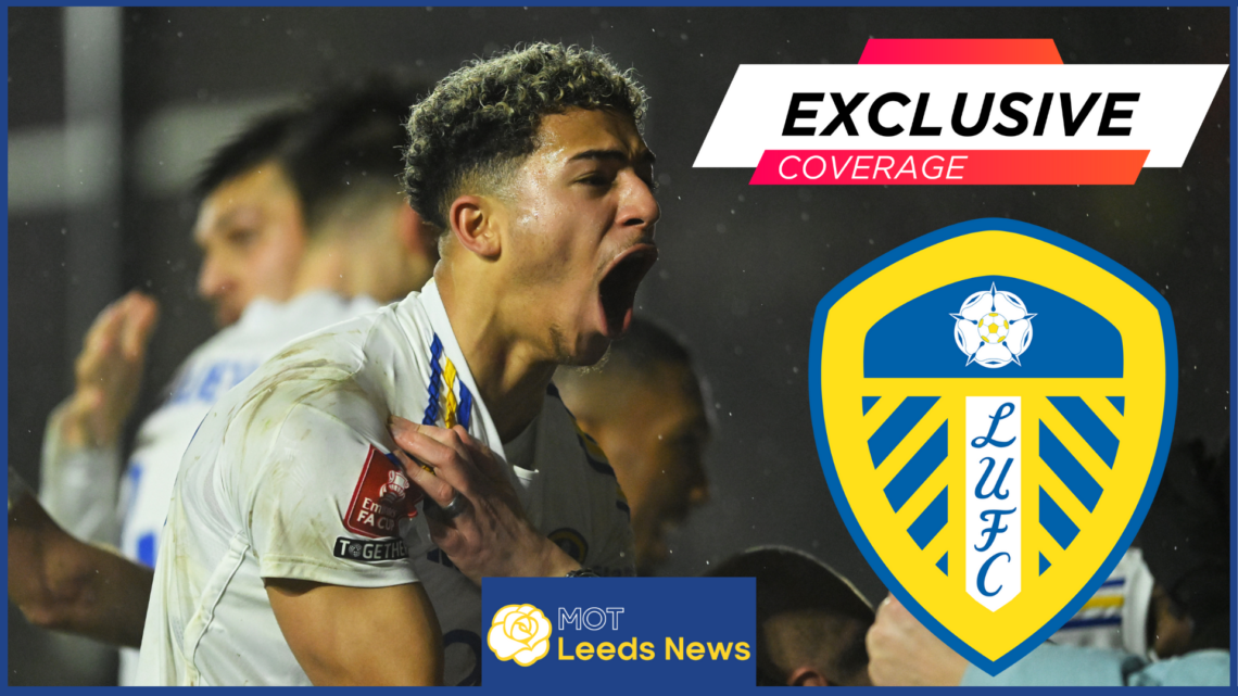 Mateo Joseph, Leeds United badge