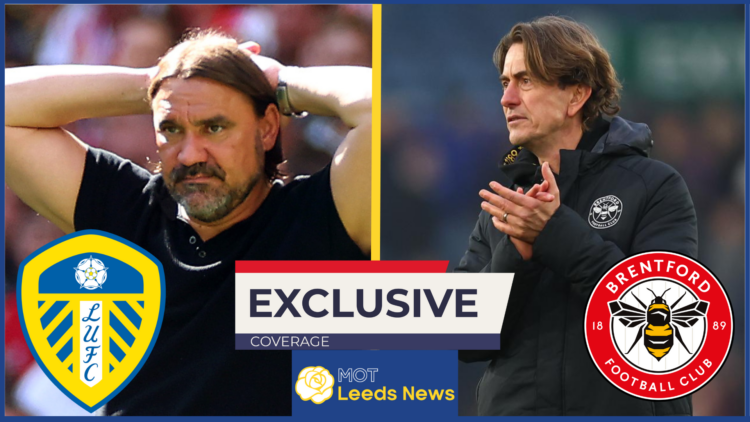 Daniel Farke, Thomas Frank, Leeds United badge, Brentford badge