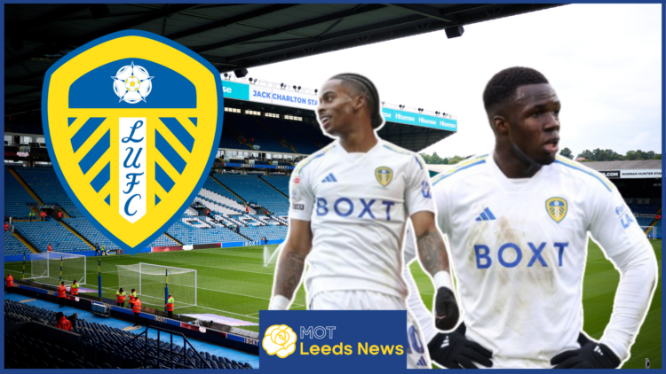 Crysencio Summerville, Wilfried Gnonto, Leeds United badge