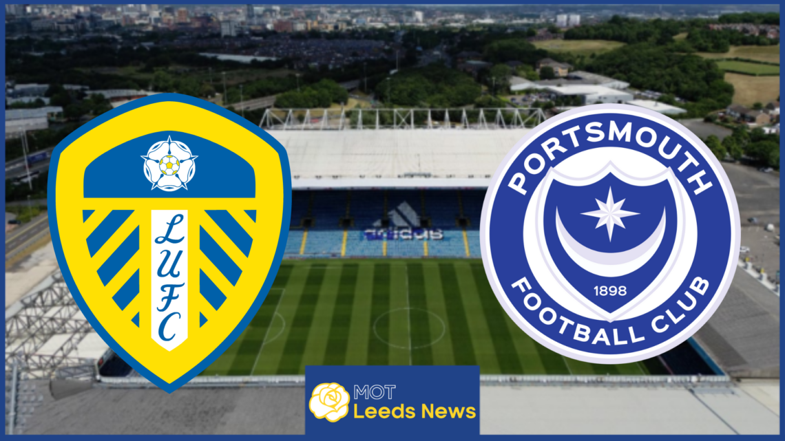 Leeds United and Portsmouth badges