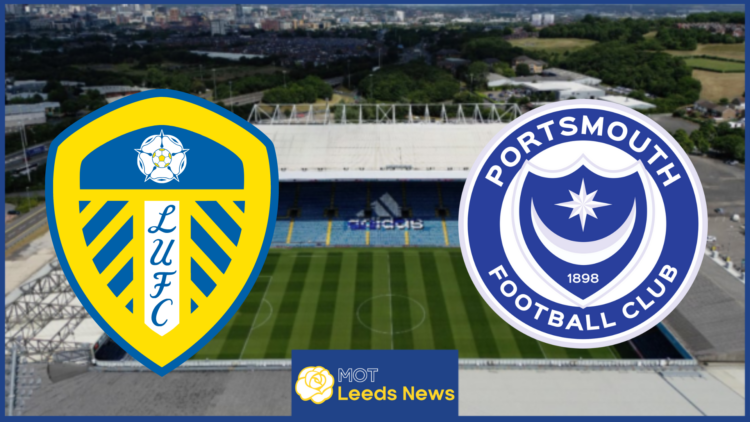 Leeds United and Portsmouth badges