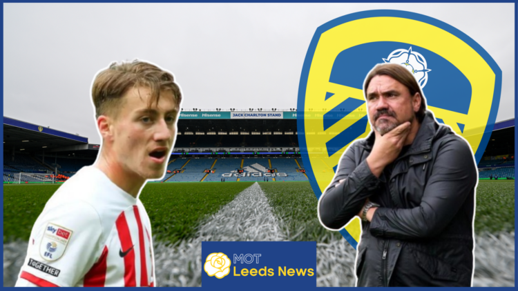 Daniel Farke, Jack Clarke, Leeds United badge
