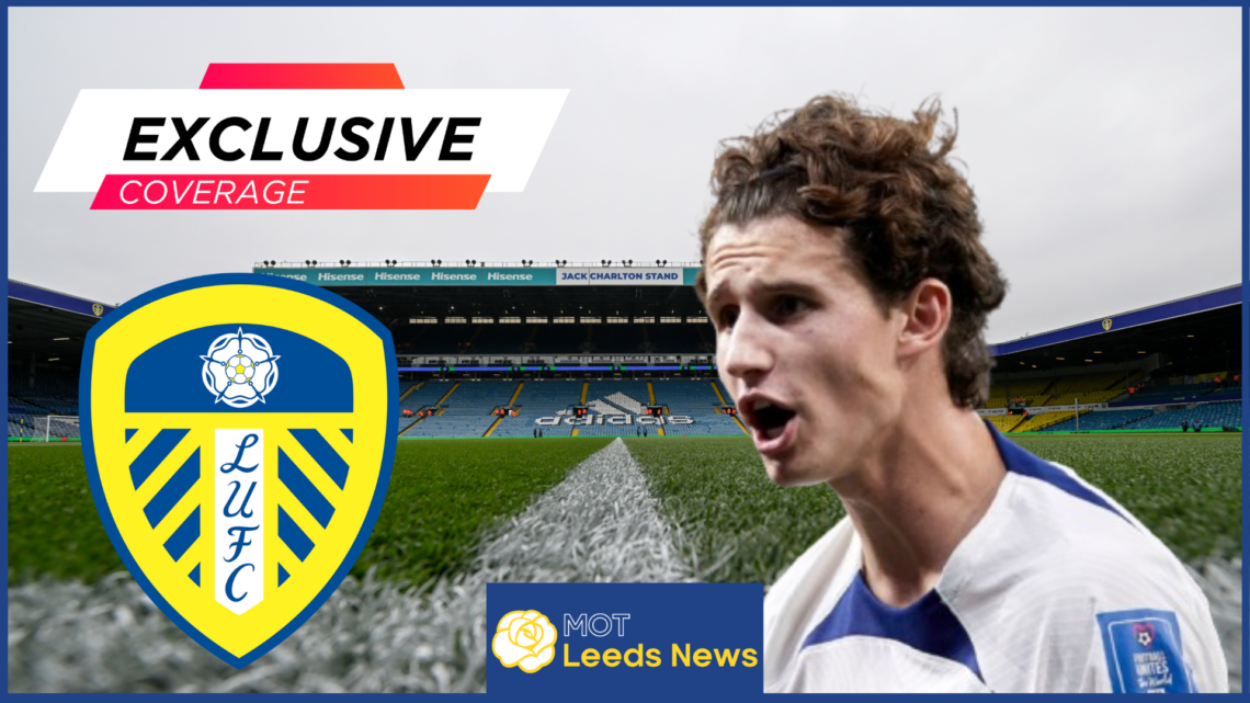 Brenden Aaronson, Leeds United badge