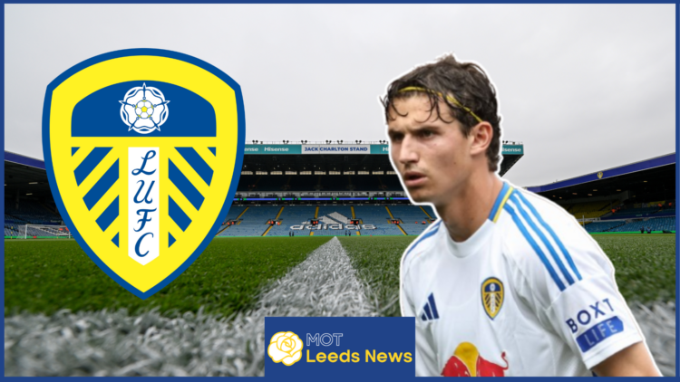 Brenden Aaronson, Leeds United badge