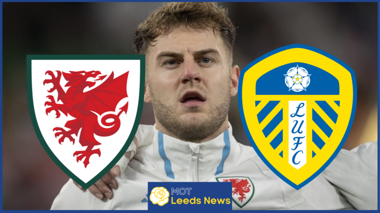 Joe Rodon Leeds Wales badges