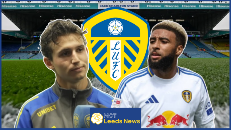 Leeds United Brenden Aaronson Jayden Bogle