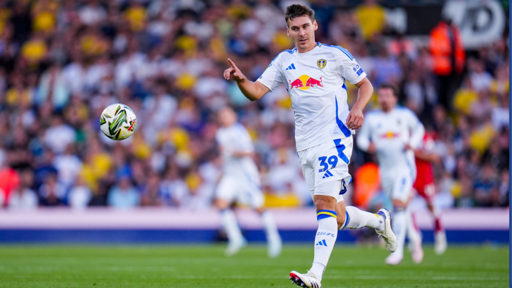 Leeds United defender Max Wober